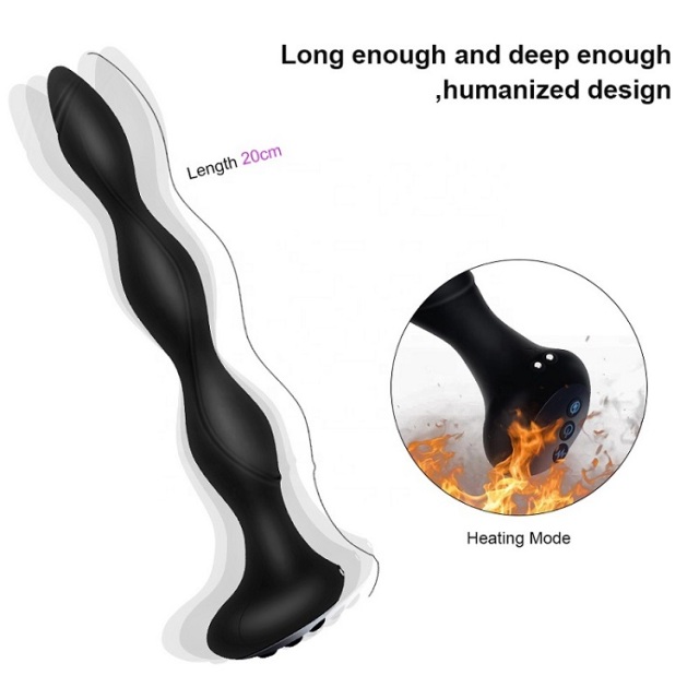 Wholesale Soft Silicone Prostate Massager Anal Male Anal Vibrator Electric Shock for Men Women with 10 Speed