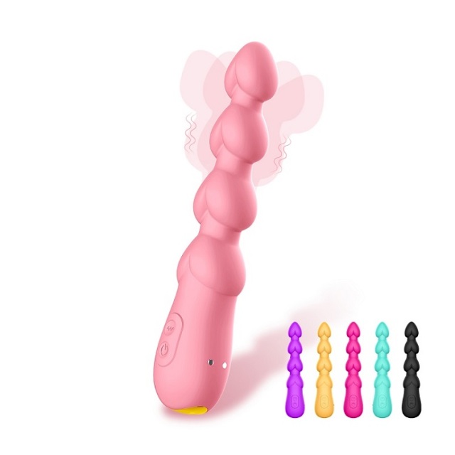 Wholesale HTW AV06 Handheld Huge Vibrating Bead Anal Plug with 10 Speed Function More Color Available