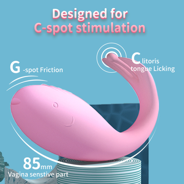 Wowyes OYE-029 Koi Fish Shape Wireless Remote Control Vibrator Egg with 10 Speed Function For Couple Sex Foreplay