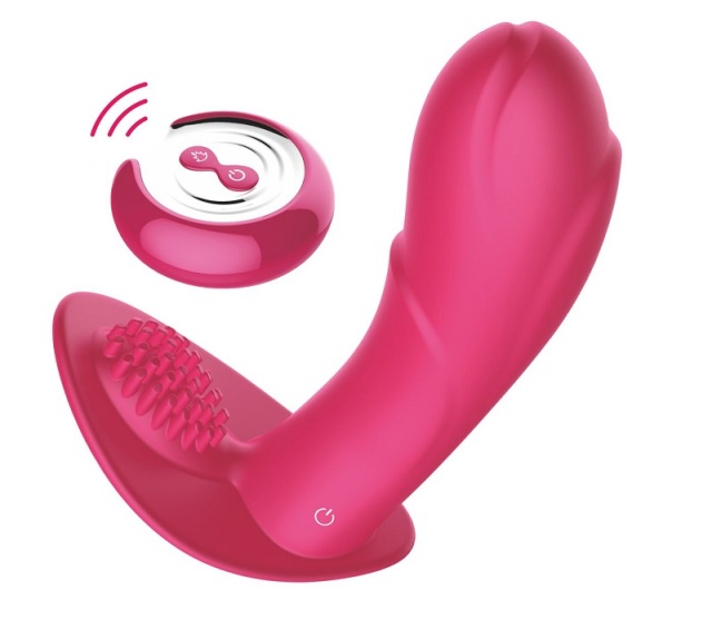 Papa Wear Rechargeable Vibrator with 7 Speed and Heating Function Remote Control Wearable for Women Couples