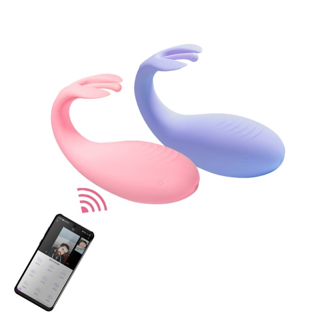 Wowyes OYE-029 Koi Fish Shape Wireless Remote Control Vibrator Egg with 10 Speed Function For Couple Sex Foreplay