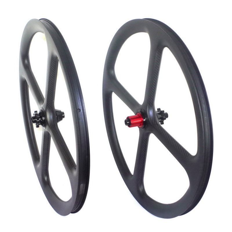 4 Spoke 27.5er carbon mtb wheels tubeless 30mm width, boost mtb wheels