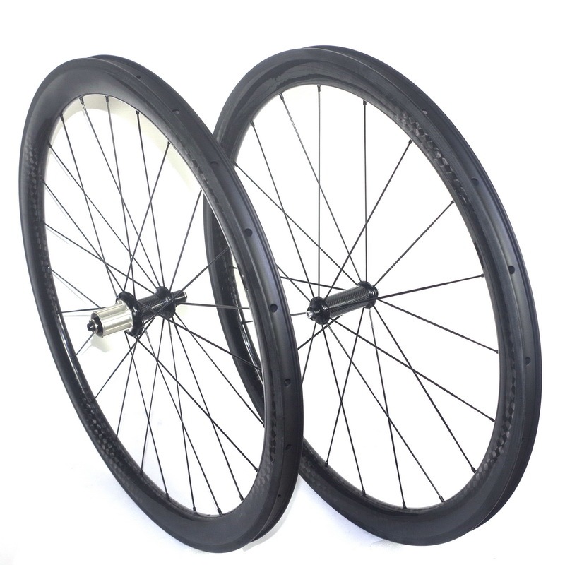 Tubeless road bike carbon wheelset 28mm width 30mm 35mm 45mm 55mm profiles