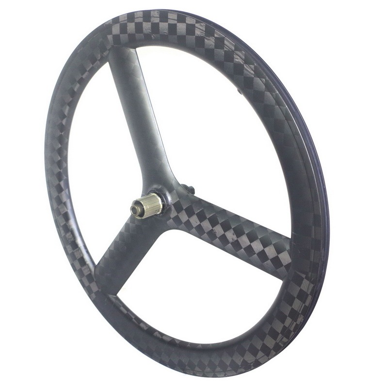 tri spoke clincher carbon road wheels disc brake centerlock disc wheels 60mm