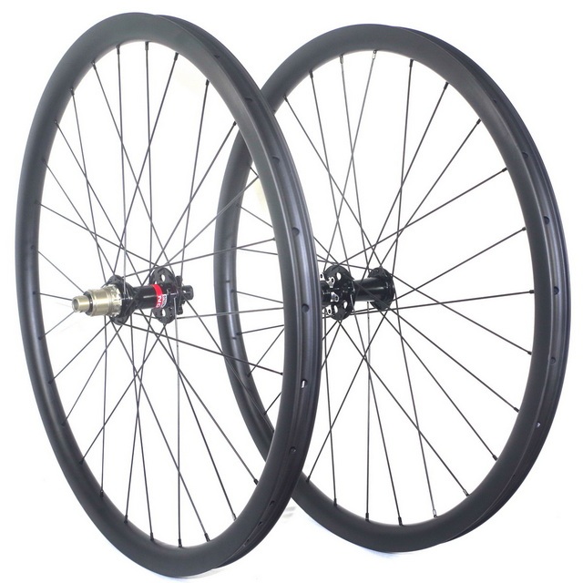 29ER Carbon Wheels 30mm width 30mm profile Novatec hub
