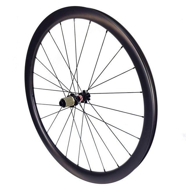 Super Light Gravel Asymmetrical Carbon Wheels 30mm Width 30mm 35mm Profiles