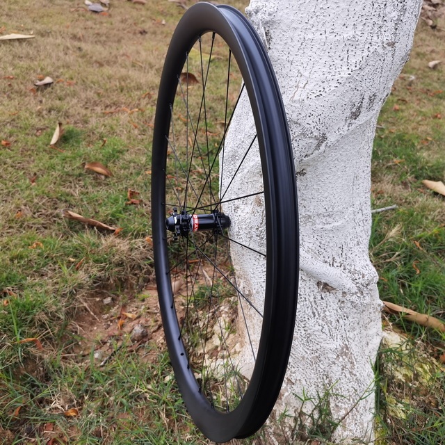 Light Weight Tubeless Tubular Gravel Road Bike Carbon Wheelset Super Light 28mm Width 30mm 35mm  40mm 45mm 55mm 60mm Profiles