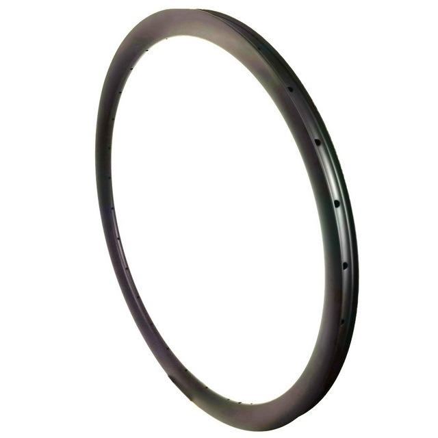 Light 700C Road Carbon Rims 30mm Width 30mm 35mm 40mm 45mm Profiles Tubeless With Hook