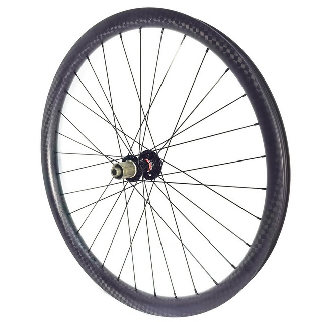 29ER DH AM Carbon Wheels 40mm External Width 34mm Internal Width Tubeless Boost Mountain Bike Wheelset