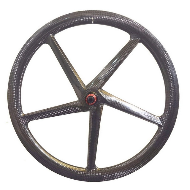 700C Utra Light 5 Spokes Road Gravel Carbon Wheels Tubeless Disc Brake 45mm Profile 23mm Internal Width Center Lock Toray T1000