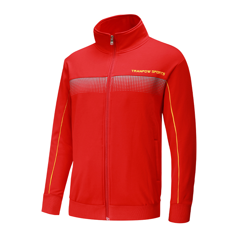 Classic skin friendly and comfortable track and field competition jacket