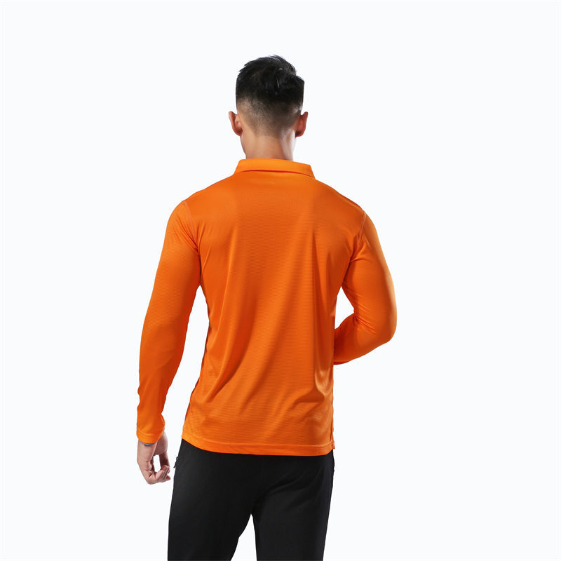 125g lightweight quick drying fabric sports round neck long sleeved T-shirt