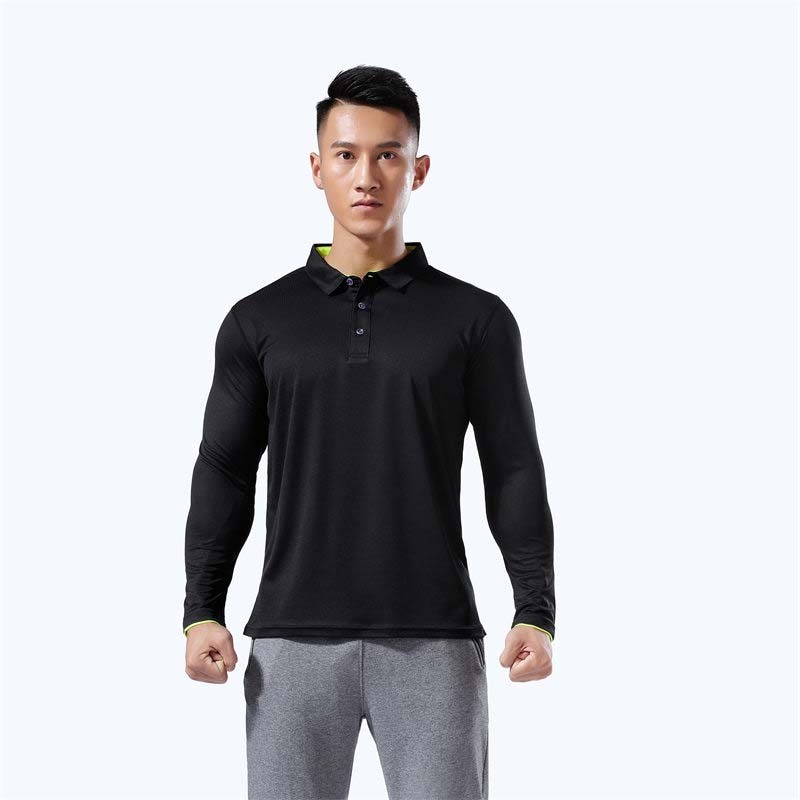 125g lightweight quick drying fabric sports round neck long sleeved T-shirt