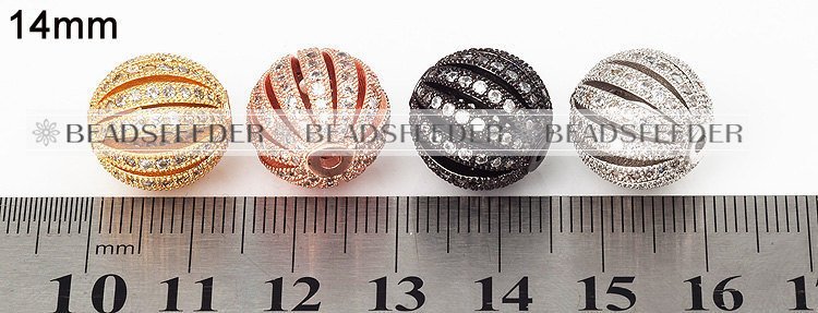 8mm clear CZ shamballa round ball bead Micro Pave Bead,Clear Cubic Zirconia CZ beads,for men and women Bracelet