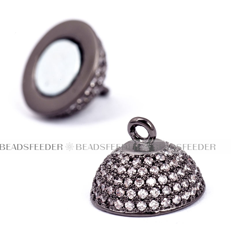 12mm Super strong round ball N50 Magnetic Clasp for bracelet Necklace ,CZ micro pave Magnetic Jewelry Clasp, jewelry findings