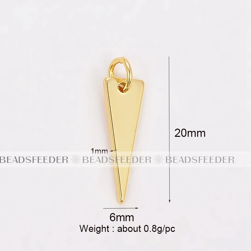 Good Luck Happy Smile Face Heart Moon Triangular Charm Attachment  , brass real gold plated , fashion jewelry findings