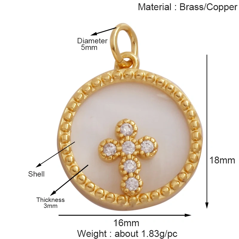 Retro Style Religious Jesus Holy Virgin Mary Charms Pendant,Latest 18K Gold Plated Micro Zircon Jewelry Necklace Supplies