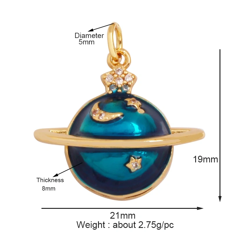 Trendy Shining Moon Star Sun Tellurion Celestial Compass Charm Pendant in Gold Colour , Jewelry Necklace Bracelet Making Supply L43