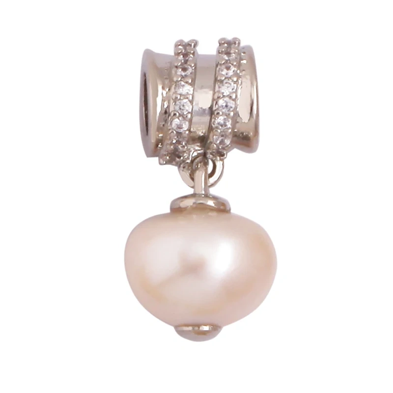Classics Fashion Pearl 18K Gold Plated Bowknot Charm Pendant,Bracelet Earring Necklace Components Jewelry Findings Supplies