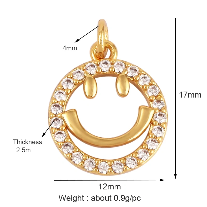 Happy Cry Face Expression Emotion  Love Call Me  Charm Pandent in Gold Colour, Jewelry Necklace Bracelet Making Supplies L92