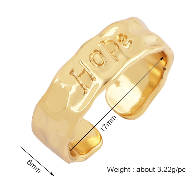 Vintage Fashion Hip-hop Punk Bronze Antique Gold Ring,18K Gold Plated Open Adjustable Rings Charm Jewelry Findings Supplies P30