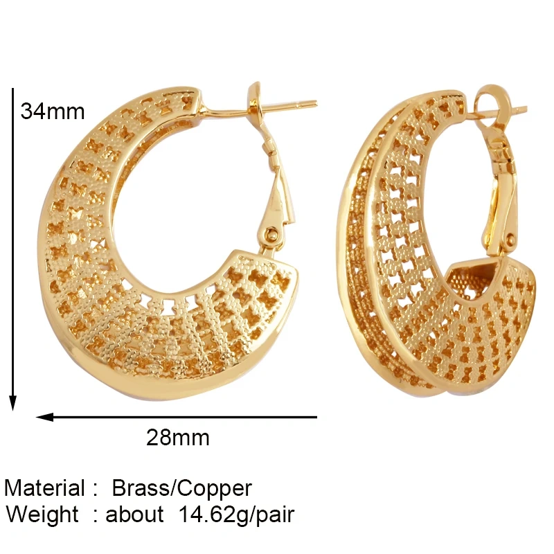 Fashion Elegant Luxury Flashing Bolt Big Hoop Earring,Bohemian Style Geometry 18K Gold Plated Colorful Enamel Jewelry Supply P05