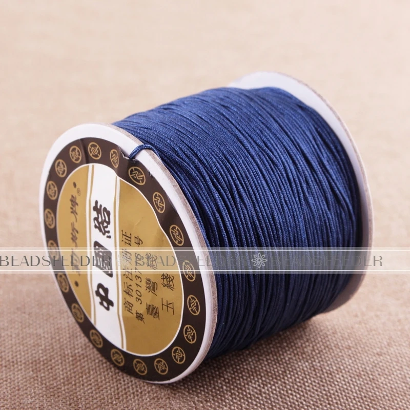 Chinese knotting Jade Thread 0.8mm 120 Meters Roll , popular for Jewelery Design , Friendship knotting Bracelet Making Supplies