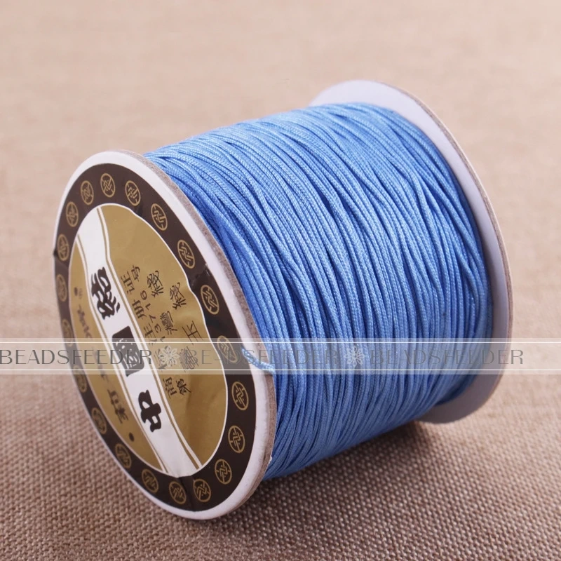 Chinese knotting Jade Thread 0.8mm 120 Meters Roll , popular for Jewelery Design , Friendship knotting Bracelet Making Supplies