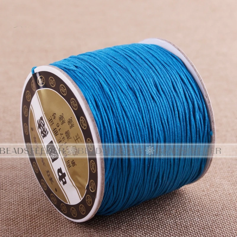 Chinese knotting Jade Thread 0.8mm 120 Meters Roll , popular for Jewelery Design , Friendship knotting Bracelet Making Supplies