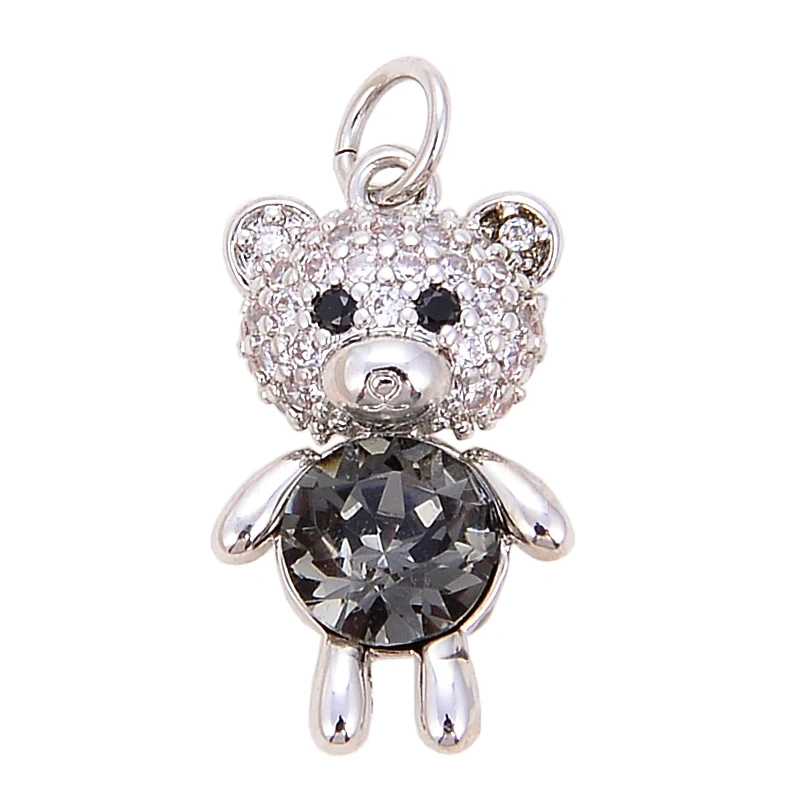 Mini Cute Leopard Bear Unicorn Parrot Dragon Kitty Animal Charm,Bracelet Necklace Earring Attachment Jewelry Components Findings