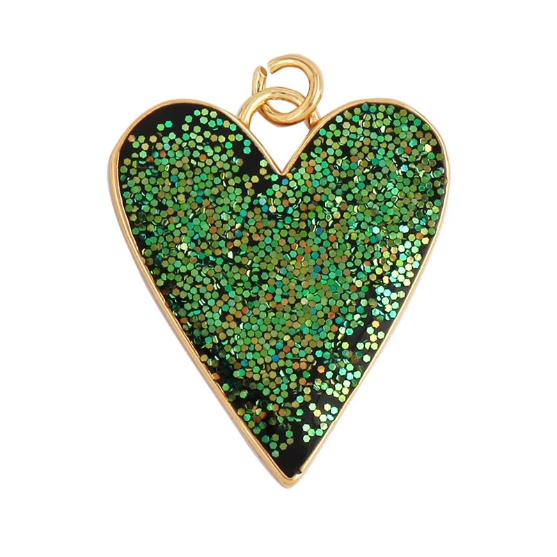 Glittery Pop Colourful Clothing Theme Heart Charms Pendant,Fashion Drop Oil Enamel Romantic Love Jewelry Necklace Accessory K10