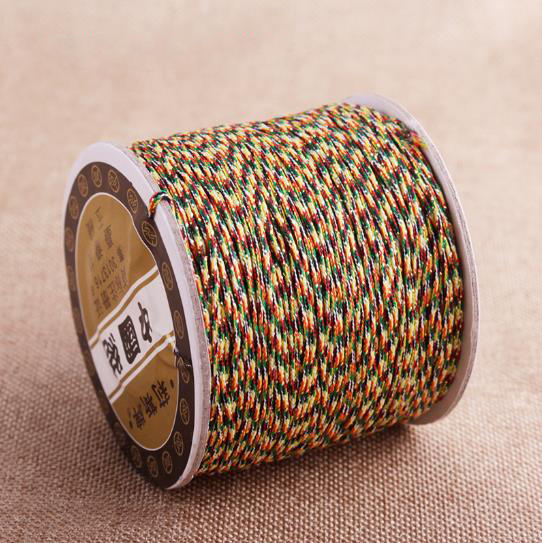 Chinese knotting Jade Thread 0.8mm 120 Meters Roll , popular for Jewelery Design , Friendship knotting Bracelet Making Supplies