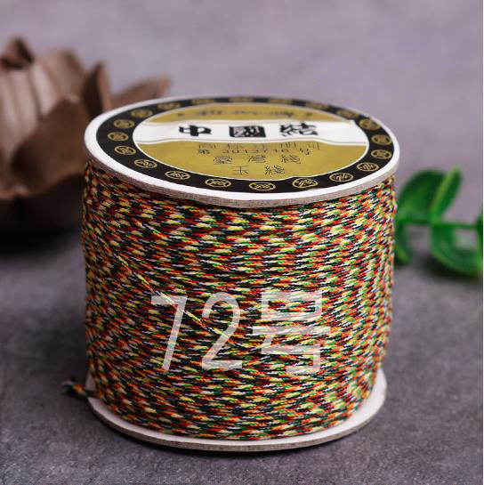 Chinese knotting Jade Thread 0.8mm 120 Meters Roll , popular for Jewelery Design , Friendship knotting Bracelet Making Supplies