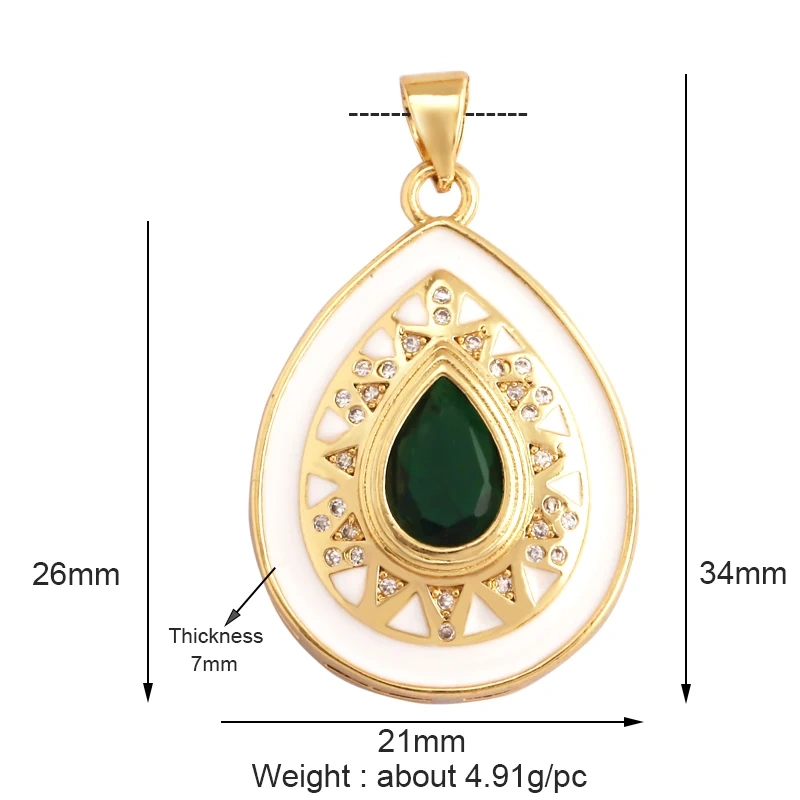 Light Luxury Retro Cupid Arrow Sun Moon Charm Pendant,Trendy Inlaid Cubic Zirconia Jewelry Necklace Bracelet Making Supplies L21