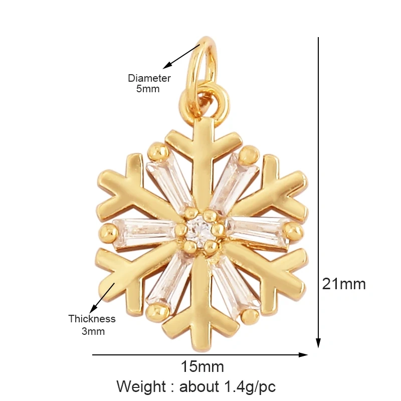 Maple Ginkgo Leaf Angel Butterfly Snowflake Moon Star Zircon Charm Pendant,Necklace Bracelet Earring Handy Craft Jewelry M68