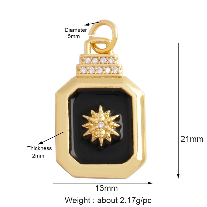 Trendy Shining Moon Star Space Celestial Compass Charm Pendant in Gold Colour , Jewelry Necklace Bracelet Making Supplies M71