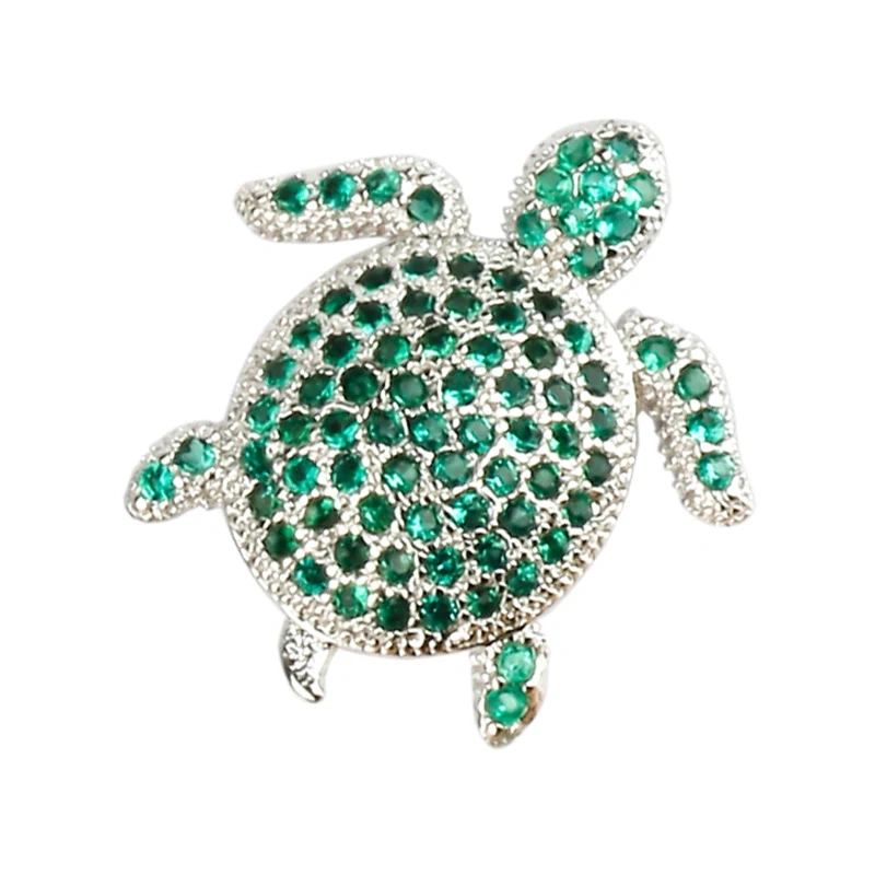 Sea Tortoise Turtle Star Fish Animal Bead ，Spacer Beads Charms/ Micro Pave Bead/Cubic Zirconia CZ Space Beads ,19mm Q47