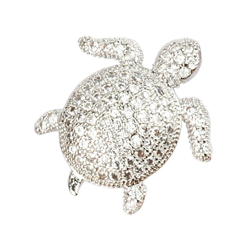 Sea Tortoise Turtle Star Fish Animal Bead ，Spacer Beads Charms/ Micro Pave Bead/Cubic Zirconia CZ Space Beads ,19mm Q47