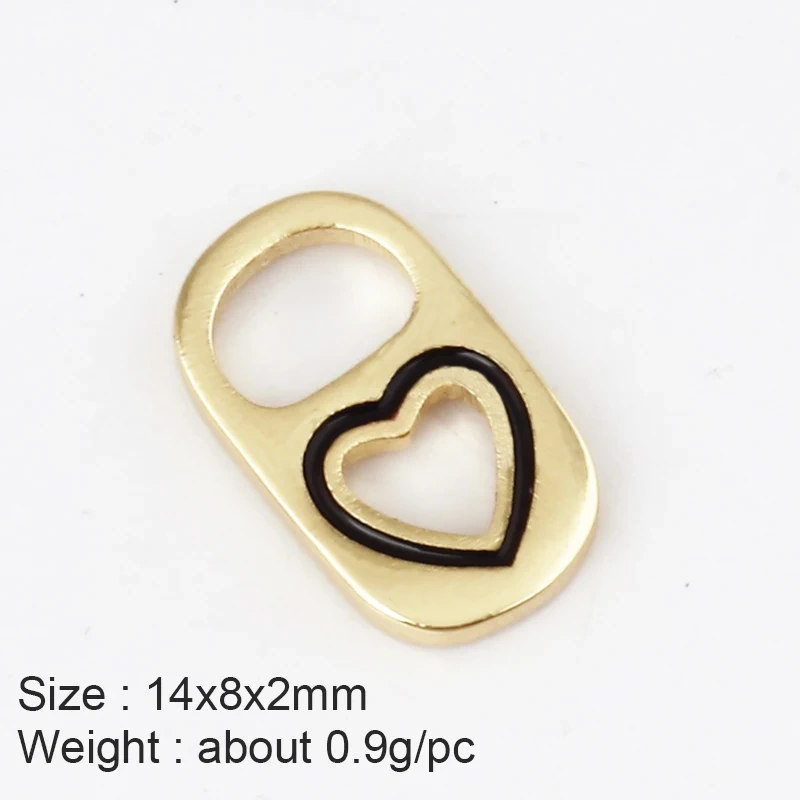 Soda Cap Two Holes Charm Pendant Colourful Attachment , Gold Plated Colour , Fashion Trendy Handmade Jewelry Findings K54