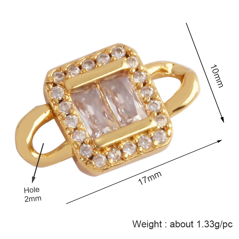 Love Heart Rectangle Oval Geometry Long Bezel Glass Connector,Trendy Bracelet Necklace Jewelry Findings Accessories Supplies M64