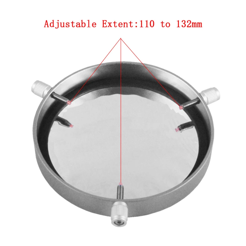 Astromania Deluxe Solar Filter 140mm Adjustable Metal Cap for Telescope Tubes with Outer Diameter 110 to 132mm Aperture 115mm