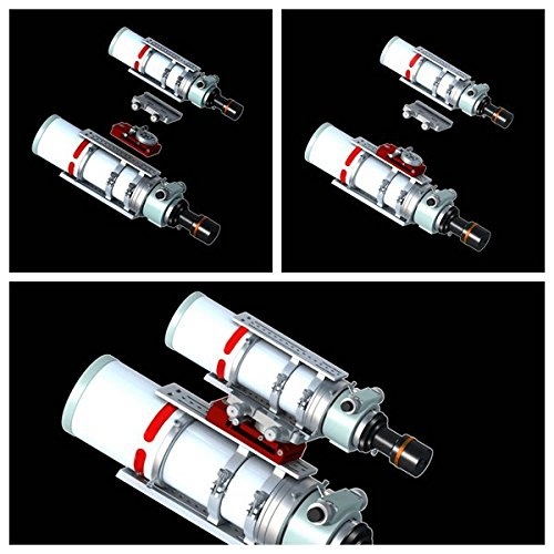 Astromania Deluxe Guide Scope Mount - Quickly And Easily Mounting Your Guide Scope Onto Your Main Telescope