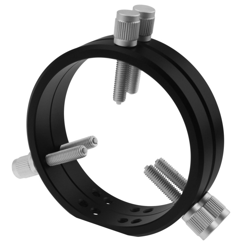 Astromania Adjustable Guiding Scope Rings 102 mm inside diameter (pair) - for Telescope Tube diameter or finders 48 to 100mm