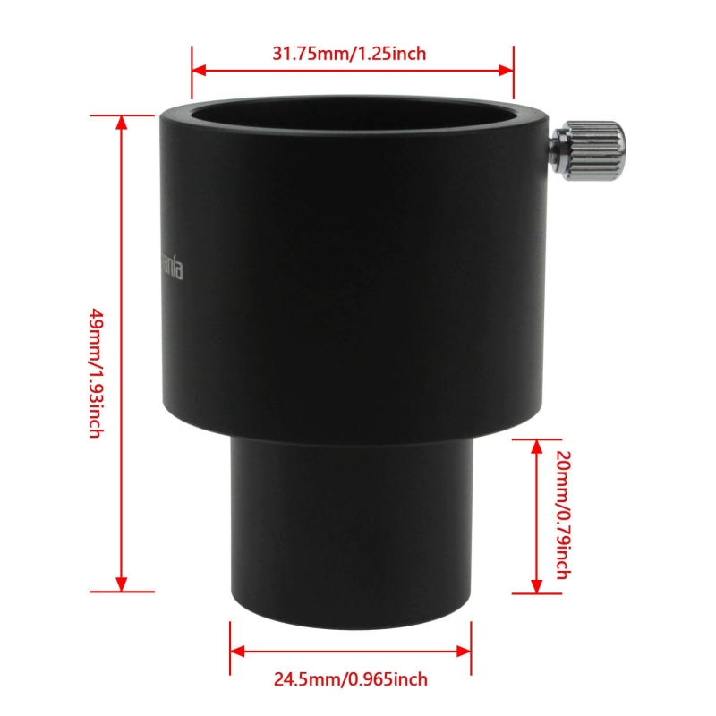 Astromania 0.965&quot; to 1.25&quot; Adapter - Allow you use 1.25&quot; accessories on 0.965&quot; telescope!