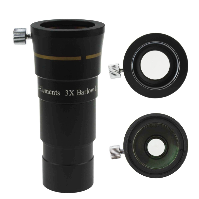 Astromania 1.25&quot; 4-Elements 3x Barlow Lens Fully Multi-Coated Optics