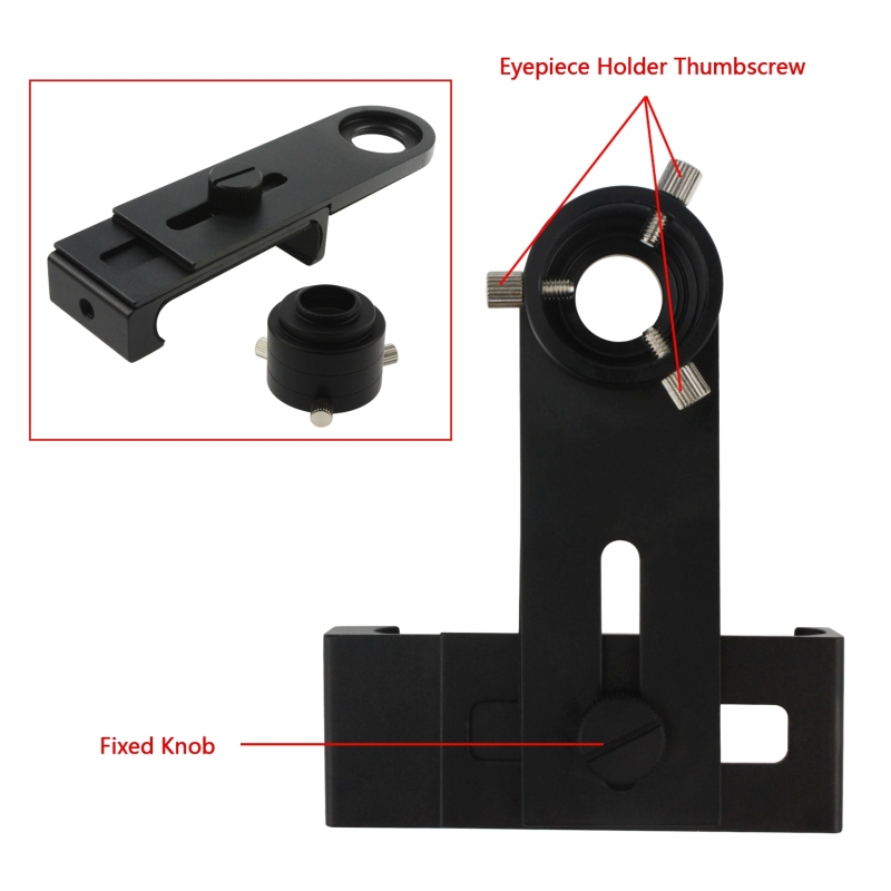 Astromania Smartphone IPhone Adapter with Eyepiece Adapter 16mm - 25mm - for photography with telescopes and spotting scope or binoculars