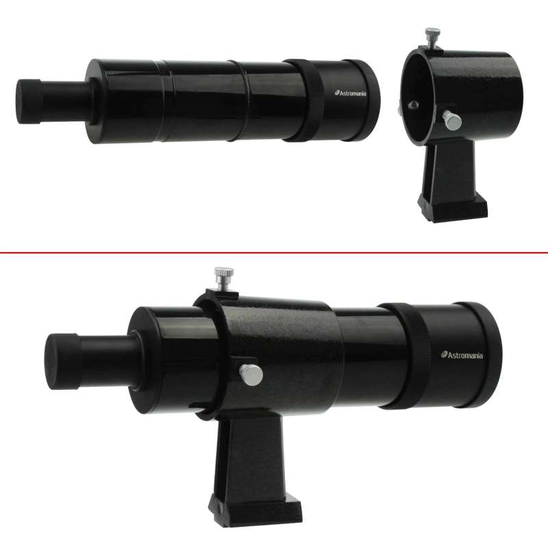 Astromania 9x50 Finder Scope, Black - it provides both a bright image and comfortable viewing