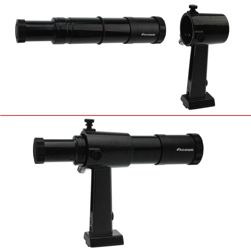 Astromania 6x30 Finder Scope, Black - allowing many astronomical objects to become visible to your eyes