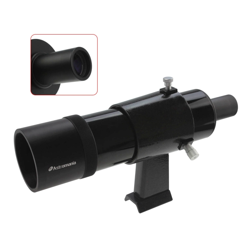 Astromania 9x50 Finder Scope, Black - it provides both a bright image and comfortable viewing