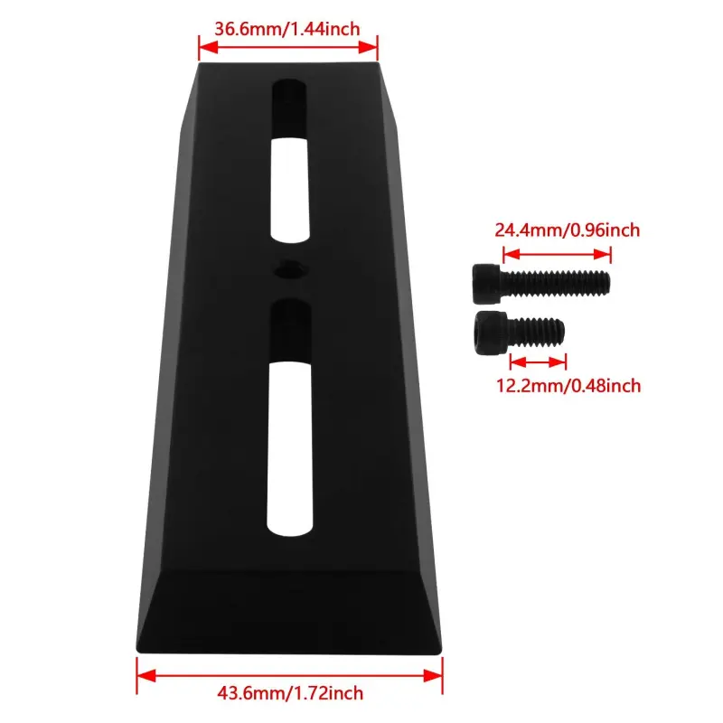 Astromania Improve Vixen Style Plate with 1/4&quot;-20 Photo Thread - Length 180MM